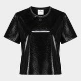Ss T-Shirt - Courreges - Vinyl - Black