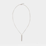 Collana Minimal Necklace - MM6 Maison Margiela - Metal - Silver