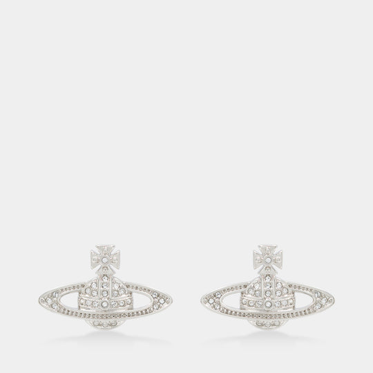 Mini Bas Earrings - Vivienne Westwood - Metal - Silver