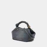 Bou Small Handbag - Ganni - Cotton - Grey
