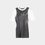 Patchwork Trompe L'oeil T-Shirt - Simone Rocha - Cotton - White/Black