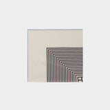 Centered Monogram Scarf - TOTEME - Silk - Multicolor