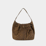 Tresor Shoulder Bag - Rouje - Leather - Leopard print