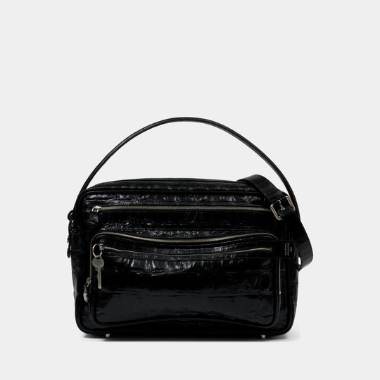 Camero Camera Shoulder Bag - Acne Studios - Leather - Black