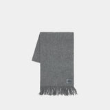 Augustina Scarf - ANINE BING - Wool - Grey