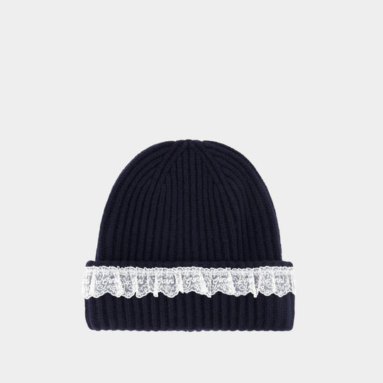 Compact Beanie - Ganni - Wool - Black