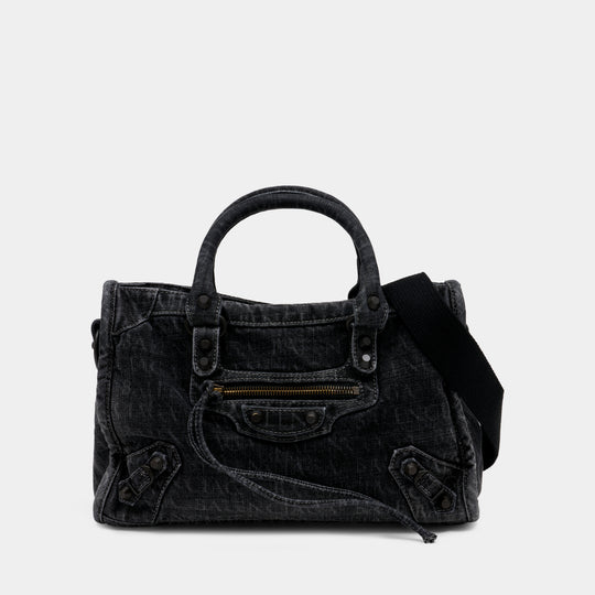 Le City Bag - Balenciaga - Cotton - Black