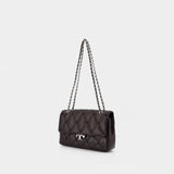 Bunny Knot Shoulder Bag - Tory Burch - Leather - Brown