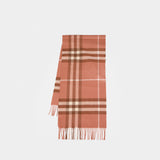 Mu Giant Check Scarf - Burberry - Cashmere - Brown