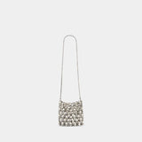 Crystal Mini Crossbody - SELF PORTRAIT - Synthetic - Silver