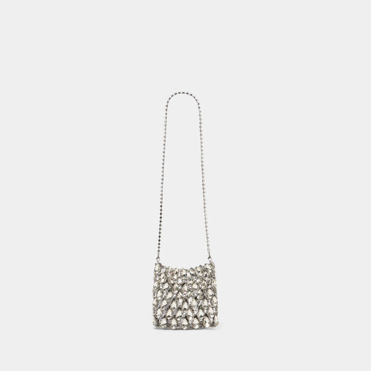 Crystal Mini Crossbody - SELF PORTRAIT - Synthetic - Silver