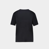 Small Logo T-Shirt - Lanvin - Cotton - Black