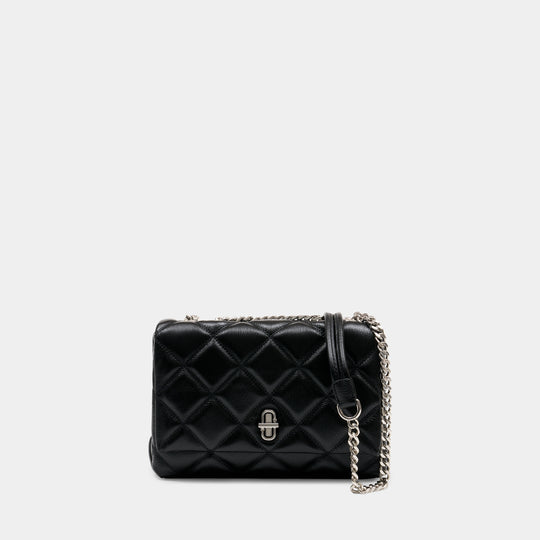 The Slim Dual Chain Shoulder Bag - Marc Jacobs - Leather - Black