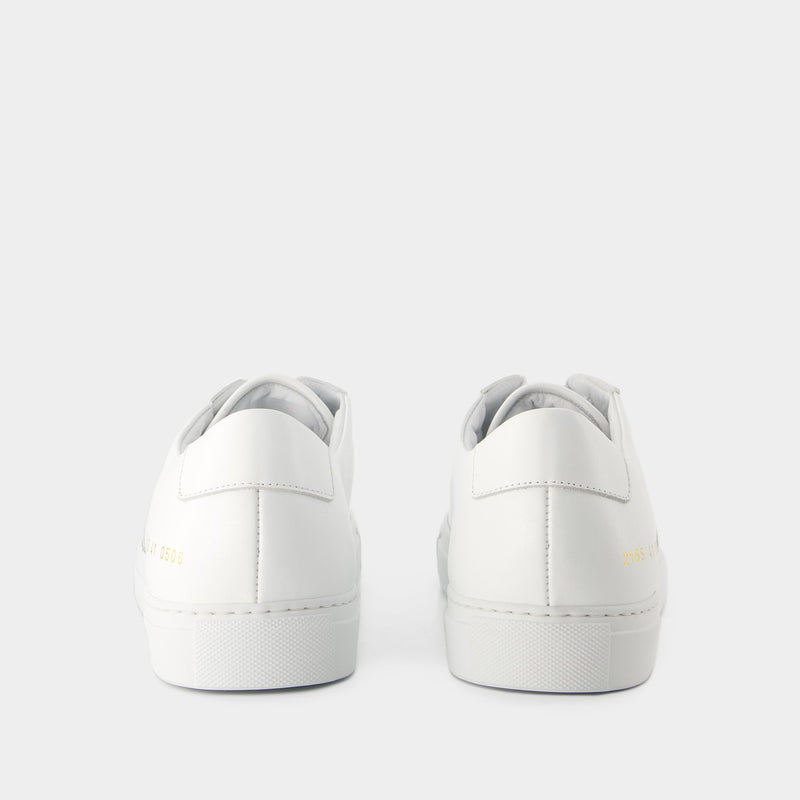 Bball Low Sneakers - Common Projects - Leather - White