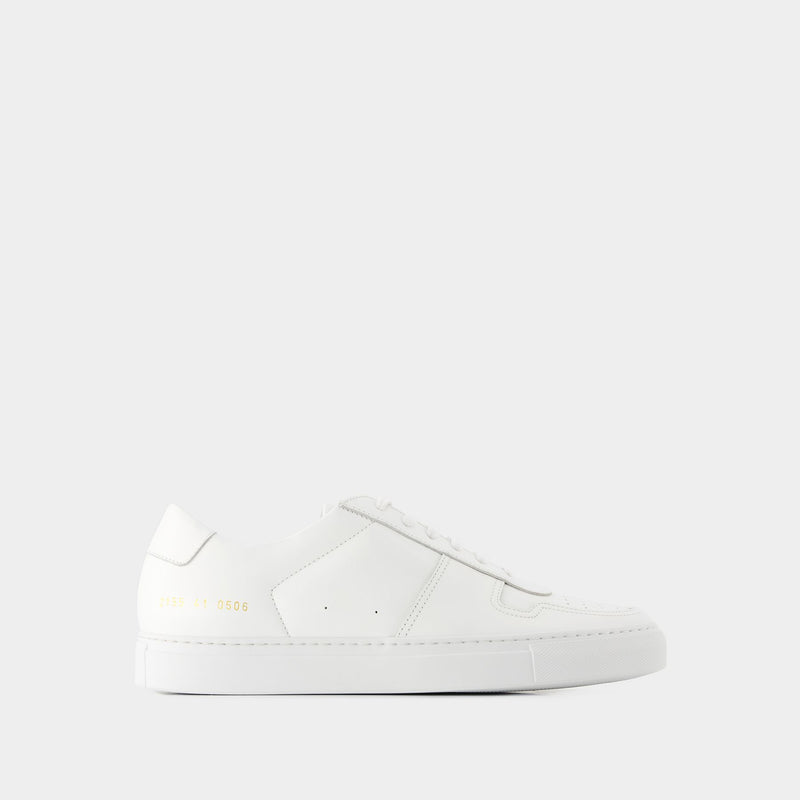 Bball Low Sneakers - Common Projects - Leather - White