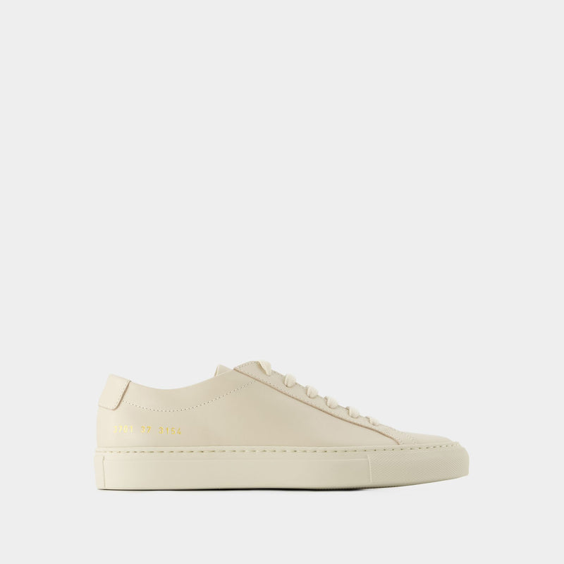 Original Achilles Low Sneakers - Common Projects - Leather - Beige