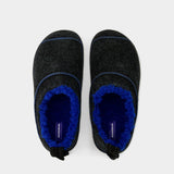 Slides Slip On - Ader Error - Leather - Black