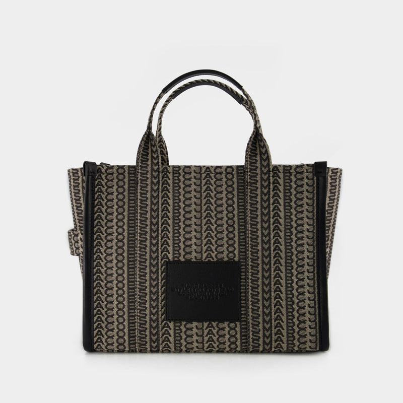 The Small Tote Bag Monogram - Marc Jacobs - Beige Multi - Cotton