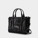 The Mini Tote in Black Leather