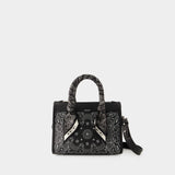 Bandana Micro Triangle Bag - Amiri - Leather - Black