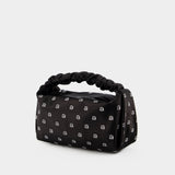 Scrunchie Mini  Handbag - Alexander Wang -  Black - Synthetic