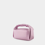 Mini Scrunchie Handbag - Alexander Wang - Polyester - Winsome Orchid
