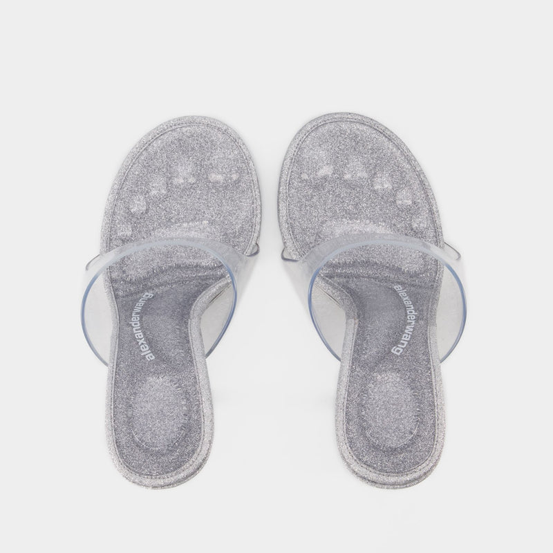 Nudie 105 Sandals - Alexander Wang - PVC - Silver