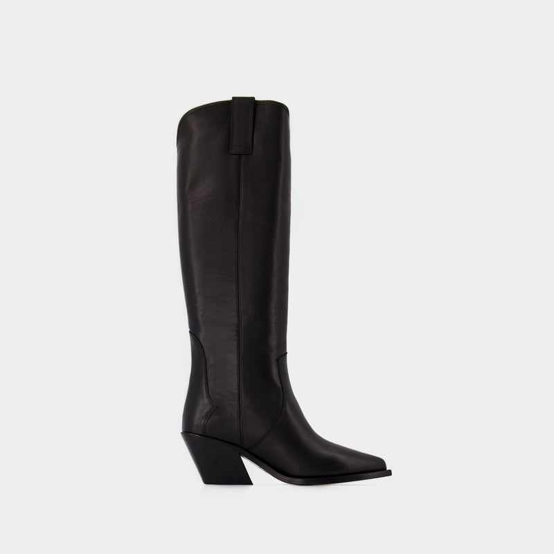 Tall Tania Boots Anine Bing Leather Black