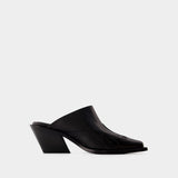 Tania Mules Anine Bing Leather Black