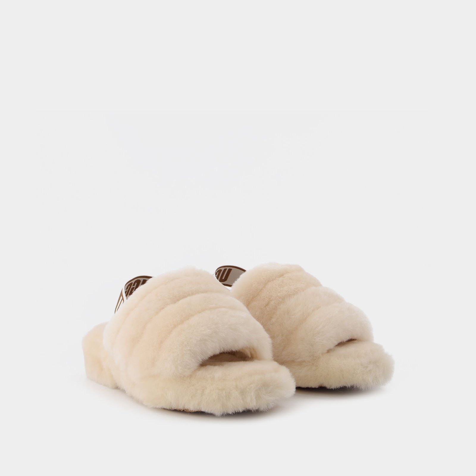 Fluff Yeah Mules Ugg Beige Fur