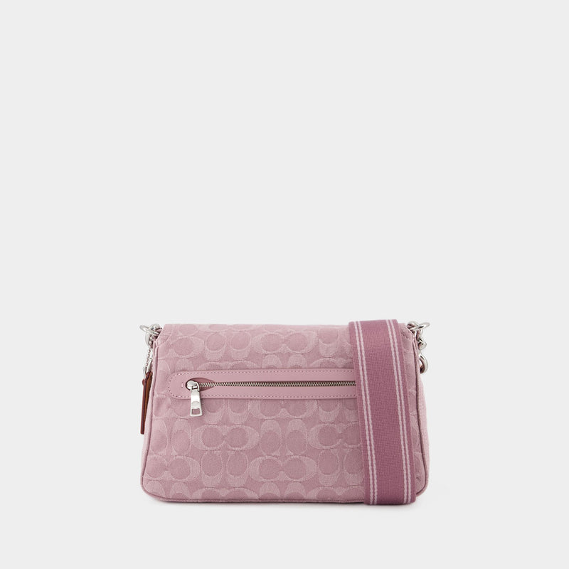 Coach Pebbled Leather Purse Handbag Bag Light Pink with Crossbody Strap |  eBay