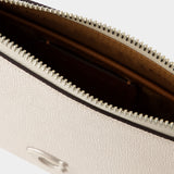 Pouch - Coach - Leather - White