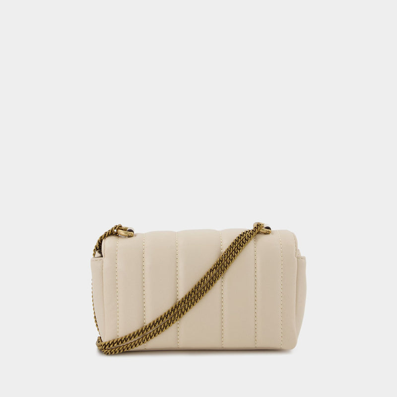 Kira Mini Flap Hobo Bag - Tory Burch -  Brie - Leather
