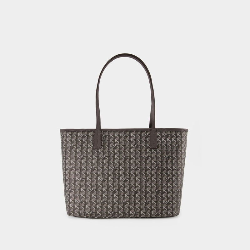 Small Zip Tote Hobo Bag - Tory Burch - Grey - Canva