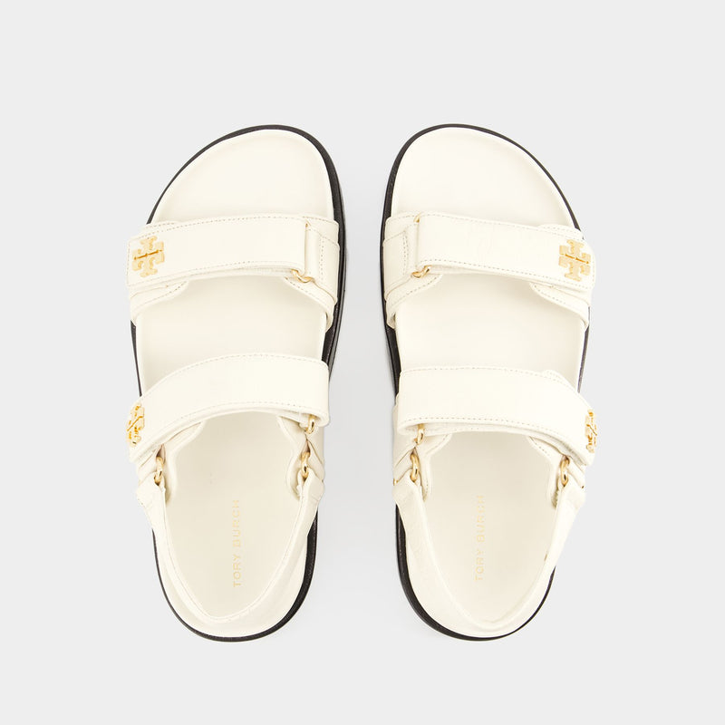 Kira Sport Sandals Tory Burch Leather New Ivory - Main Image