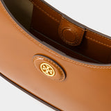 Robinson Crescent Hobo Bag - Tory Burch - Leather - Brown