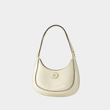 Robinson Crescent Hobo Bag - Tory Burch - Leather - White