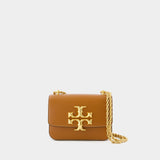 Eleanor Small Convertible Bag - Tory Burch - Leather - Whiskey Brown