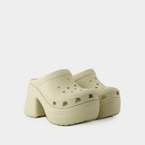 Siren Chain Slides - Crocs - Thermoplastic - Beige