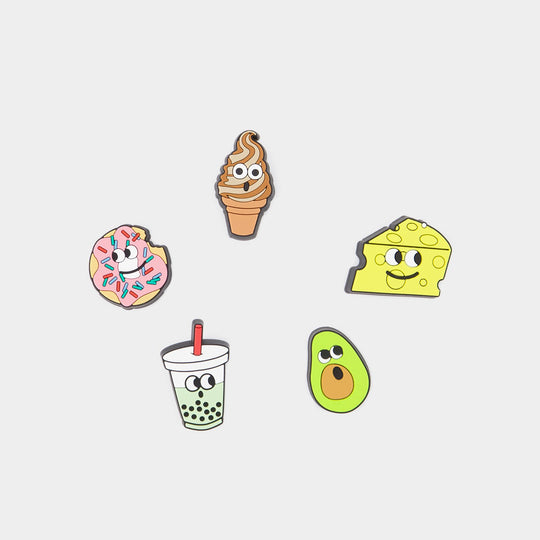 Lights Up Food Friends 5 Pack Jibbitz - Crocs - Pvc - Multicolor