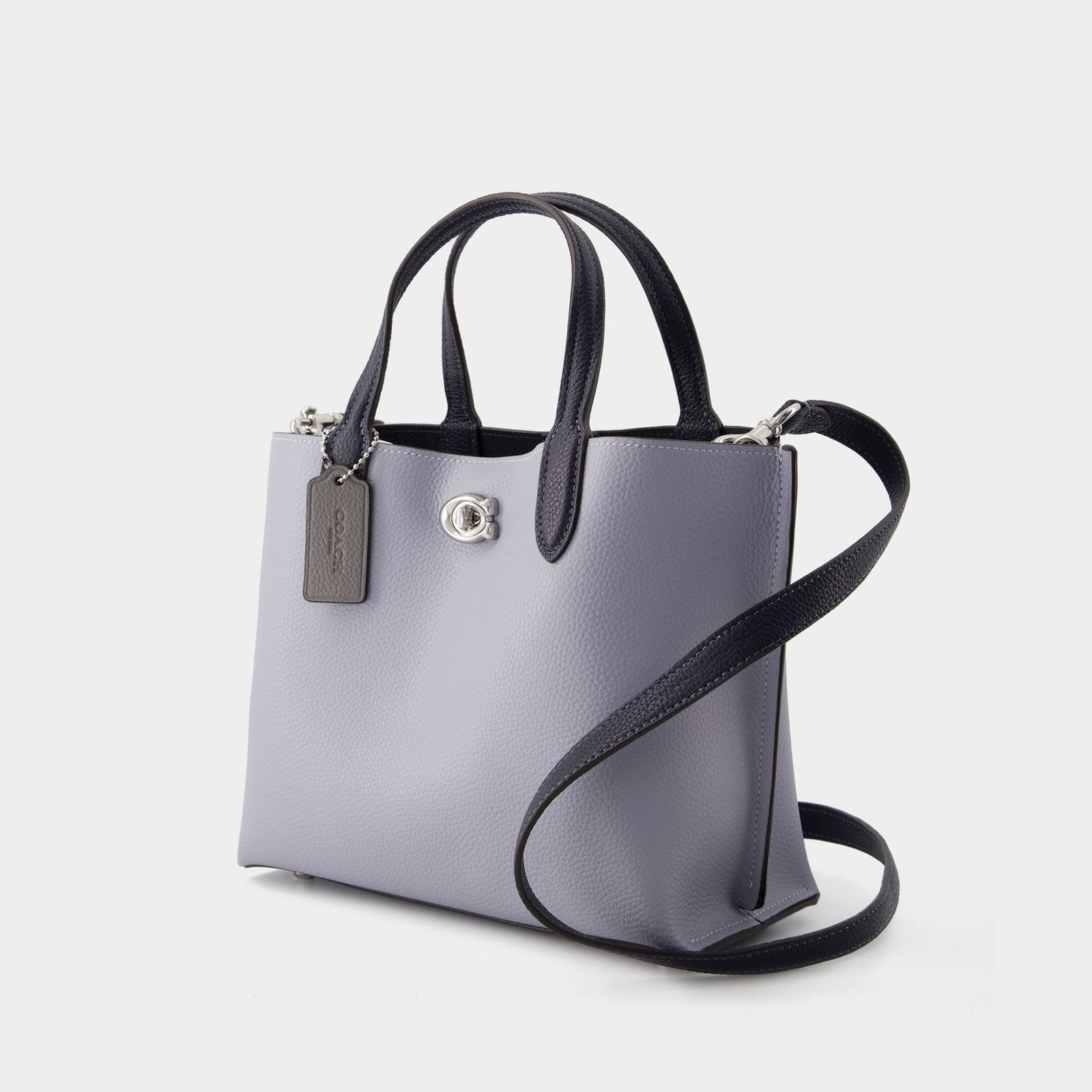 Coach grey tote bag best sale