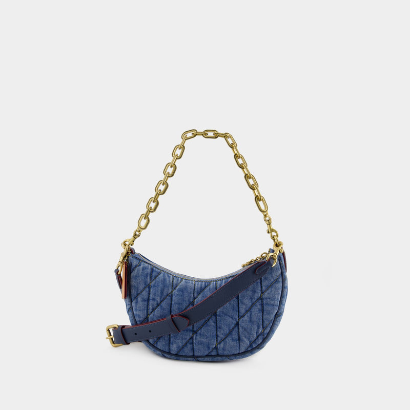 Mira Shoulder Bag - Coach - Cotton - Blue