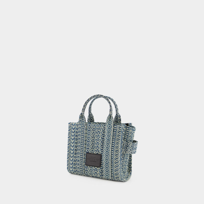 The Micro Tote Bag - Marc Jacobs - Cotton - Blue