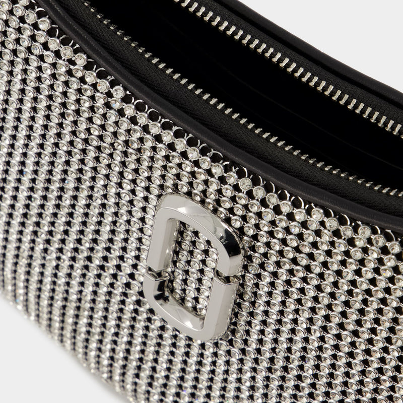 The Small Curve Shoulder Bag - Marc Jacobs - Mesh - Silver