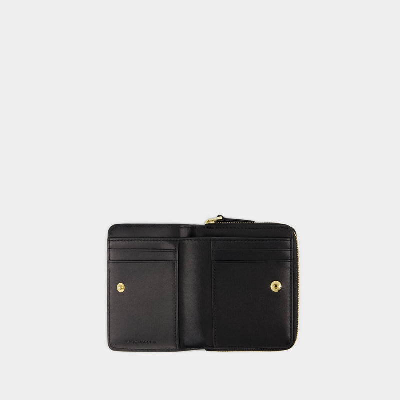 The Mini Compact Wallet - Marc Jacobs - Leather - Black