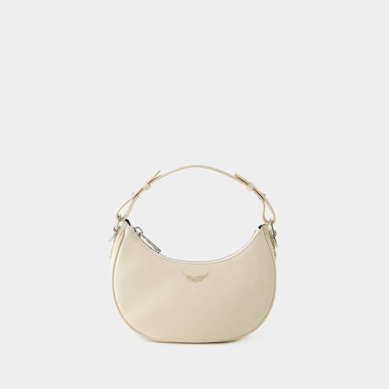 Moonrock Grained Hobo Bag - Zadig & Voltaire - Leather - White