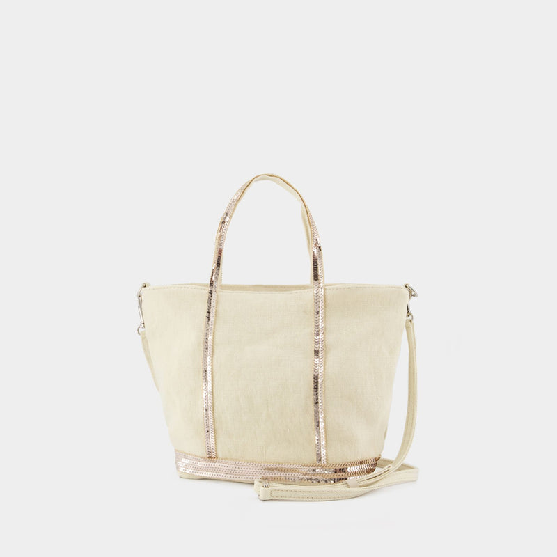 Cabas S Tote Bag - Vanessa Bruno -  Ivory - Linen