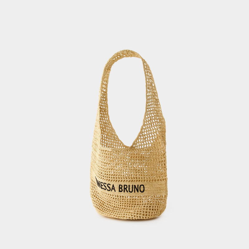 Hobo Bag - Vanessa Bruno - Raffia - Beige