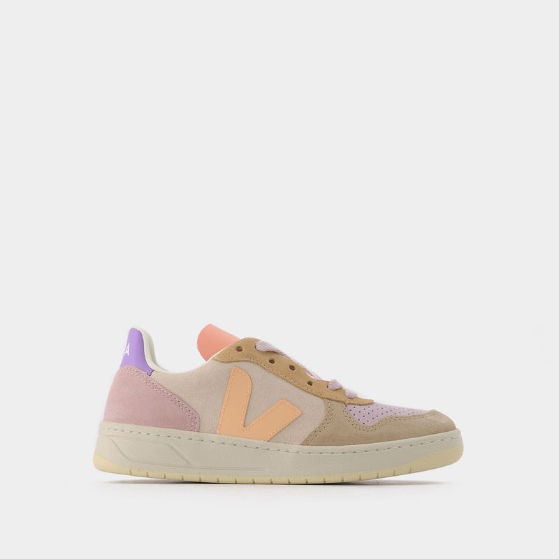 V-10 Sneakers in Multicolour Leather