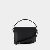 Sarah A Strap Mini Hobo Bag - A.P.C. - Black - Leather